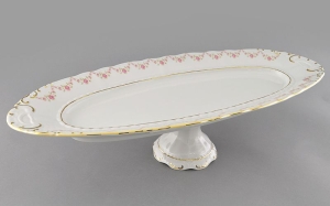 Блюдо овальное на ноге Соната 55,5см 07121518-0158