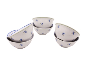 Набор пиал глубоких 12 см, 6 шт. Мэри-Энн,Синие цветы арт.36161322-0887