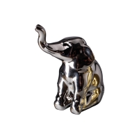 Фигурка Слон 82мм, платина  арт.21118515-1702