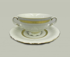 Чашка для супа с блюдцем Соната 0,35л 07120624-1239