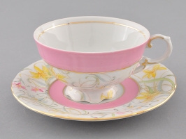 Чашка низкая с блюдцем 0,20л арт.07120425-284B