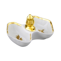 Солонка двойная Роза кобальт арт.03112225-0431 Солонка двойная Роза кобальт арт.03112225-0431