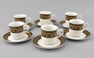 Набор (6шт) чашек 0,15л. с бл. Сабина 02160414-172B