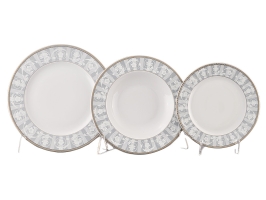 Набор тарелок Сабина 18 предметов.Чехия (19+23+25см) 02160129-1013
