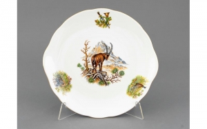 Тарелка для торта 27 см. "Охота" арт.03111027-0363