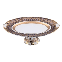 Блюдо овальное на ножке 36 см, Линия Марокко арт.07121513-2075