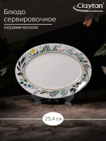Блюдо овальное Claytan ASHLAND 25,4 см