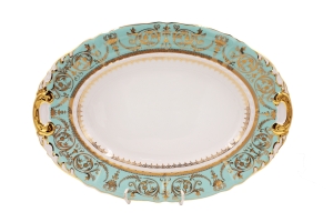Блюдо овальное 39 см. Национальные традиции арт.07111515-238B
