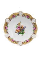 Миска на ножке глад. ажур. 19,5 см Диана, Весенний букет арт.38116164-1811