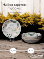 Набор тарелок Claytan глубоких ASHLAND 20,3 см