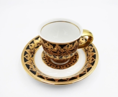 Кофейная пара 0,1л. Александрия, черная арт.52120413-2293k